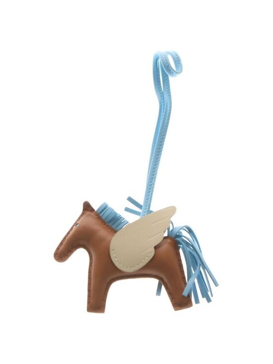 Hermes Handbags - ★SOLD★ Hermes Pegasus Charm PM Gold Celeste Cles Agno Milo Bag Brown Light Blue